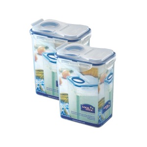Locknlock 1.8ltr x 2 - Flip Lid Set Plastic Food Container | 27XRYFTKJ