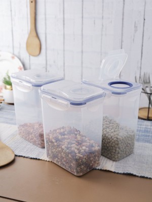 Locknlock 1.8ltr x 3 - Flip Lid Set Plastic Food Container | 91ONLRBES