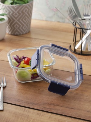 Locknlock Air & Liquid Tight Glass Food Storage Container , 500ml Glass Food Container | 61MQBVACY