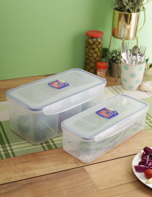 Locknlock Airtight Multipurpose Plastic Refrigerator Container Set Plastic Food Container | 89QZHUKYE