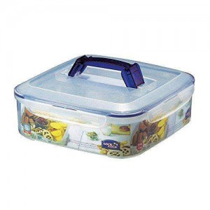 Locknlock Appetizer And Dessert Container With Handle, 6.5 Litres, Clear Plastic Food Container | 39TYJVGCN