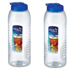 Locknlock Aqua Bottle - 1.5ltr (Pack Of 2) Bottles | 21AWQTLSV