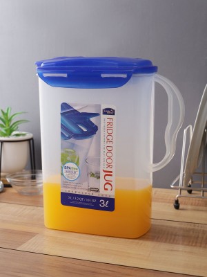 Locknlock Aqua Fridge Door Water Jug With Flip Top Lid, 3 Litres, Semitransparent Bottles | 28ARXICOU