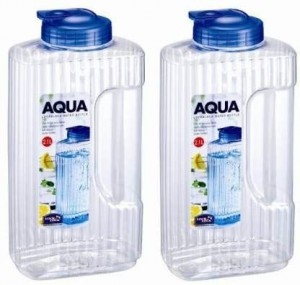 Locknlock Aqua Pet Bottle - 2.1ltr (Pack Of 2) Bottles | 13RJLNDYS