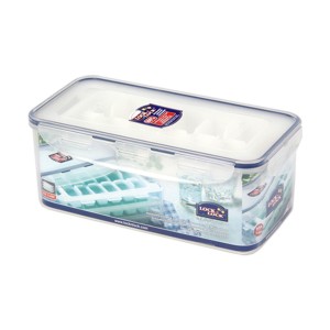 Locknlock Classic Ice Cube Container With Tray - 3.4 Ltr Plastic Food Container | 50ZRMDNQB