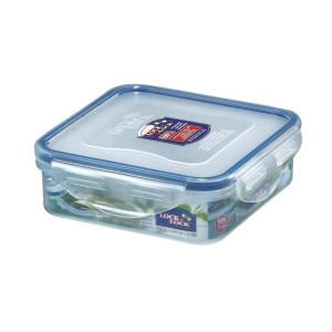 Locknlock Classic Small Flat Square Food Container | 430ml Plastic Food Container | 16EFOKWZI