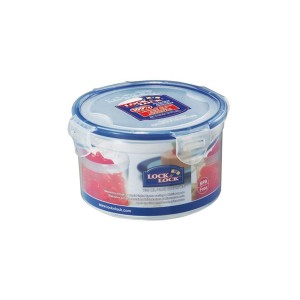 Locknlock Classics Extra Large Round Food Container With Leak Proof Locking Lid, Clear Plastic Food Container | 89UJDZNWI