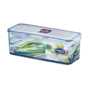 Locknlock Classics Large Flat Oblong Food Container With Tray, Transparent Plastic Food Container | 70TPHQWOC