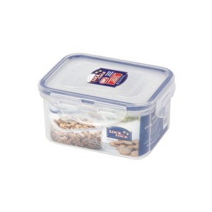 Locknlock Classics Medium Flat Rectangular Food Container With Leak Proof Locking Lid Plastic Food Container | 25ZGQMFEI