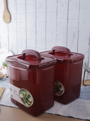 Locknlock Classics Tall Rectangular Plastic Airtight Food Storage Container, 5 Liter, Set Of 2 Plastic Food Container | 65SNKFBCA