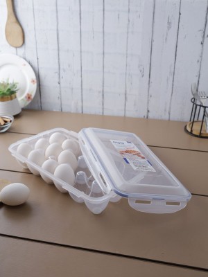Locknlock Eggs Dispenser/Holder | 18 Eggs Plastic Food Container | 23TIFHSRA