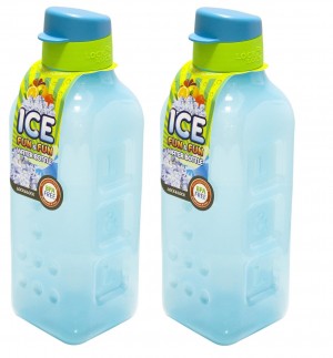 Locknlock Ice Fun Bottle - 1ltr (Pack Of 2) Bottles | 46HTDSLCR