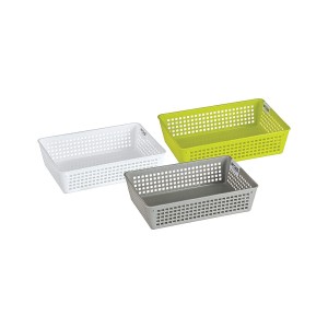 Locknlock Inplus Basket/Organizer - Flat Medium (Pack Of 3) Organisers | 36DWIRUQB