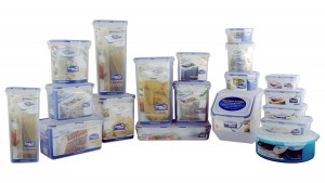 Locknlock Kitchen Organiser Container Set, 19-pieces, Transparent Plastic Food Container | 52HQLXNDW