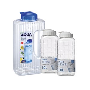 Locknlock Pet + Chess Bottle (Pack Of 3) Bottles | 35QFLTUJV