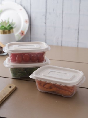 Locknlock Rectangle 270ml x 3 - Ivory Set Plastic Food Container | 83GRCQUEX