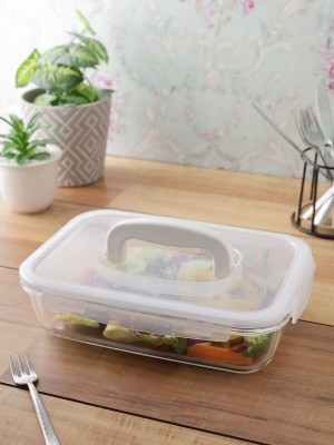 Locknlock Rectangle - 1.8ltr Glass Food Container | 28BGVSNKF