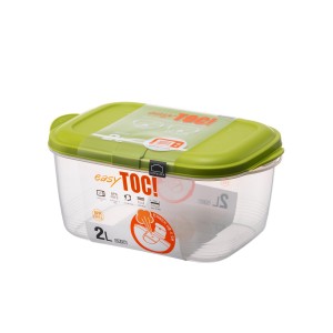 Locknlock Rectangle - 2ltr (Green) Plastic Food Container | 03VEGOWSJ