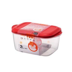Locknlock Rectangle - 2ltr (Red) Plastic Food Container | 79GIPLMZB