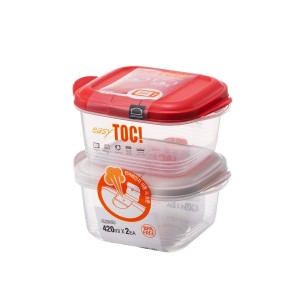 Locknlock Rectangle - 420ml Plastic Food Container | 09VLPECYB