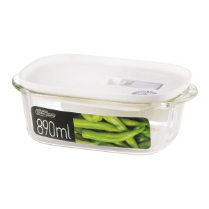 Locknlock Rectangle - 890ml Glass Food Container | 59VUHIBMT