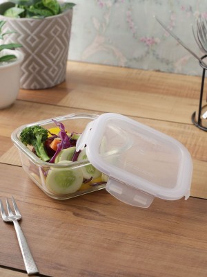 Locknlock Square - 500ml Glass Food Container | 85YQTLKAO