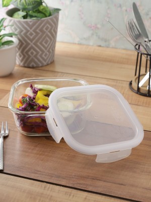 Locknlock Square - 750ml Glass Food Container | 18CBVMSYU