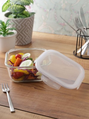 Locknlock Square - 840ml Glass Food Container | 72KANTGEW
